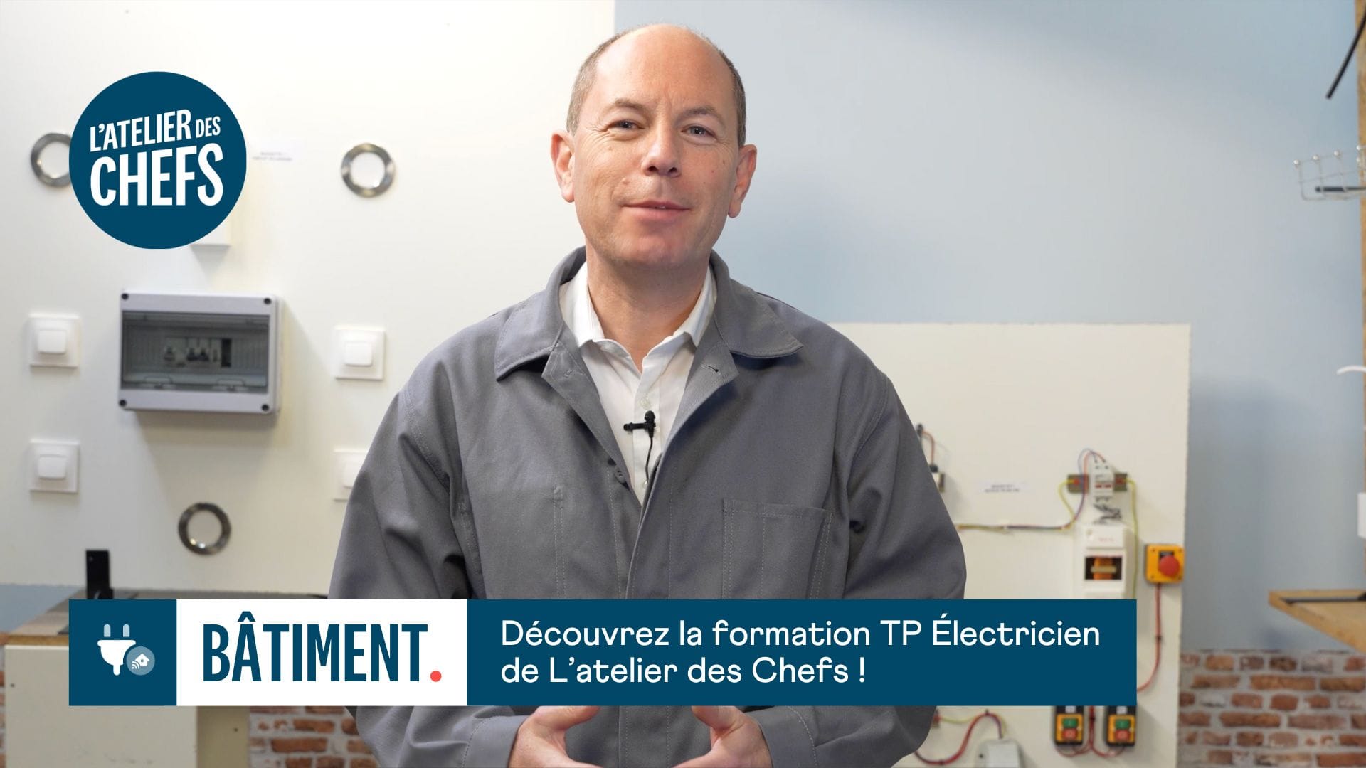 LA FORMATION TP ÉLECTRICIEN D’ÉQUIPEMENT AVEC L’ATELIER DES CHEFS