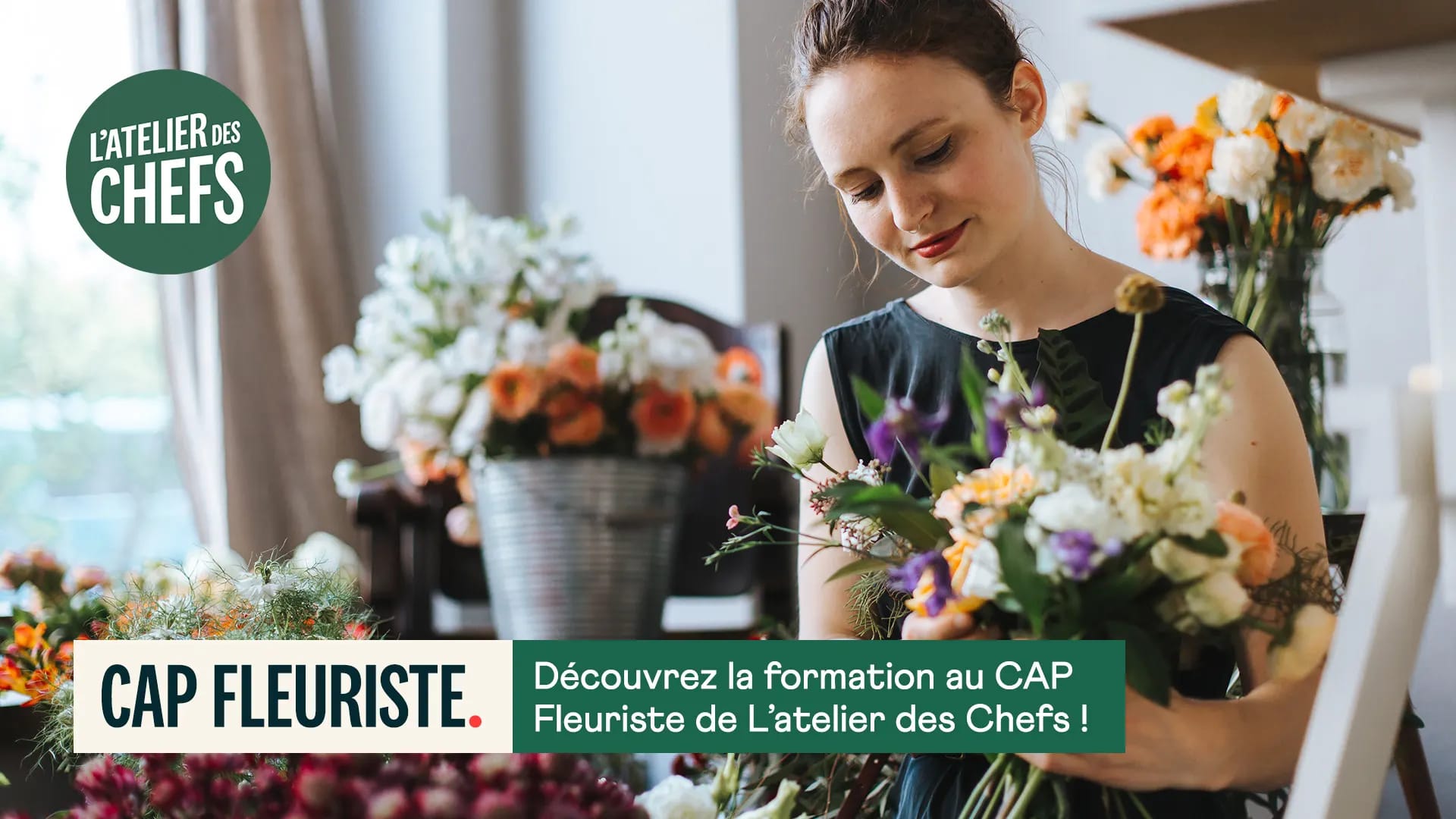 La formation au CAP Fleuriste de L'atelier des Chefs